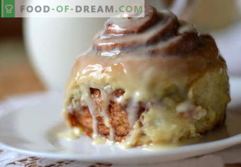 Cinnabon buns are the best recipes. How to properly and tasty cook buns Cinnabon at home