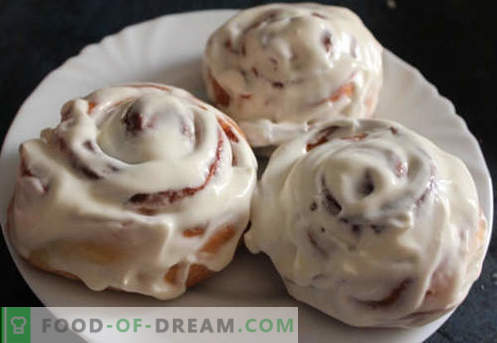 Cinnabon buns are the best recipes. How to properly and tasty cook buns Cinnabon at home