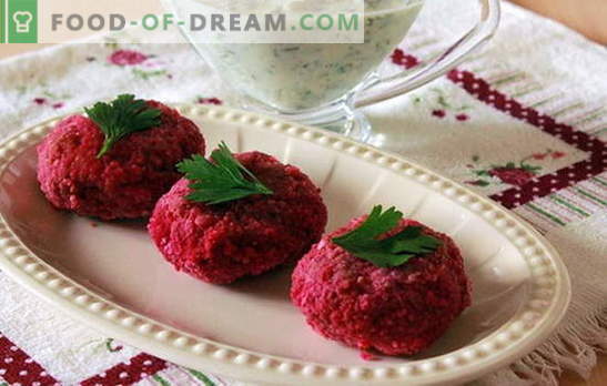 The best recipes for beet cutlets. How to cook tasty and healthy beet patties: baked and fried in a pan