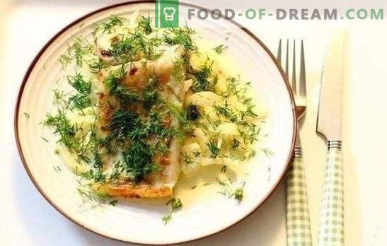 Fish in cream sauce - a special taste of fish dishes. Recipes for baked fish stewed in a pan with cream sauce