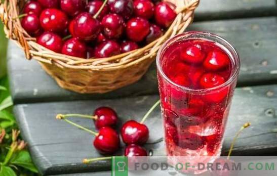 Sweet cherry compote is an awesome billet! Recipes of various compotes from sweet cherry with stones and without, for winter and summer