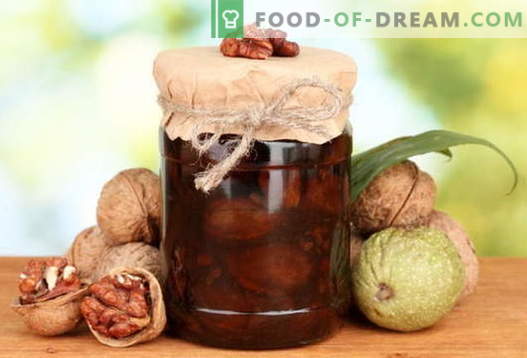 Walnut jam: how to make nut jam correctly