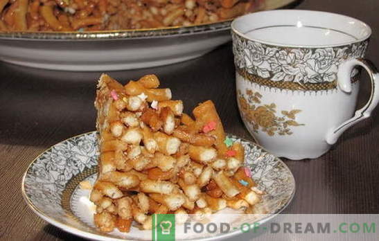This chak-chak is a recipe at home. All the tricks and secrets of cooking honey home chak-chak