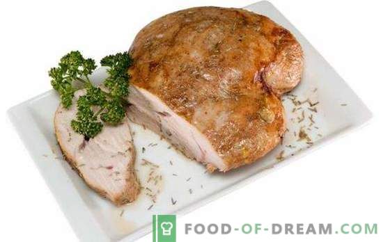 Turkey breast - low-calorie and nourishing meat. The best recipes from turkey breast: pickled, foil, soup, salad, roast, stew