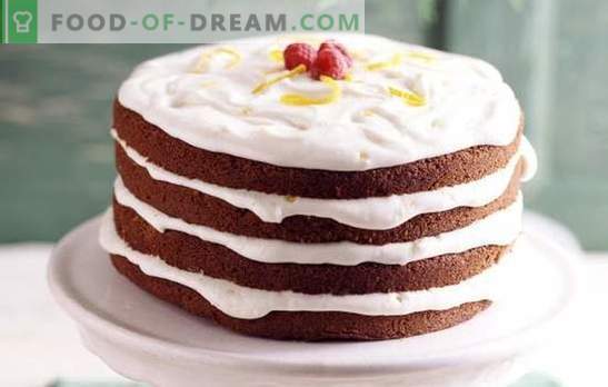 Cake with sour cream: simple and proven recipes. What types of dough are used for cake with sour cream