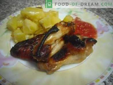 How to cook delicious chicken wings in the oven with honey and soy sauce