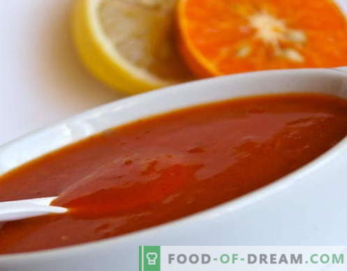 Sweet and sour sauce - the best recipes. How to properly and tasty cook sweet and sour sauce.