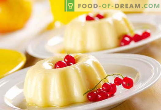 Vanilla pudding - the best recipes. How to properly and tasty cook vanilla pudding.