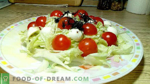 20 best Beijing cabbage salad recipes, cooking rules