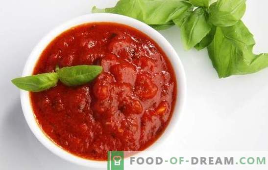 Homemade tomato paste sauces - better than ketchup, tastier! Tomato paste sauce - universal dressing for any dishes