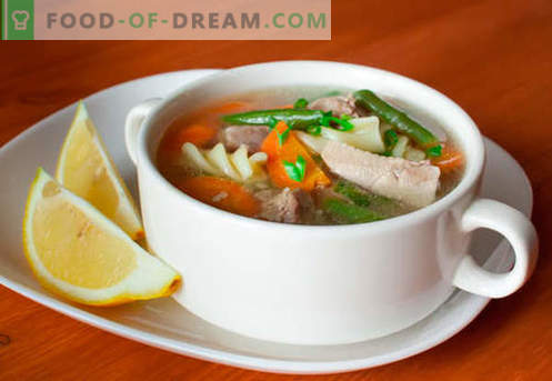 Turkey Soup - Proven Recipes. How to properly and tasty cook turkey soup.