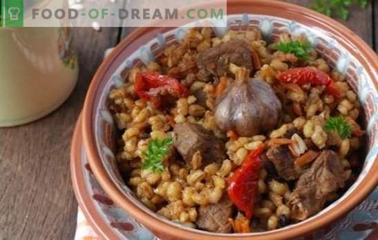 Crumbly pearl barley with meat in a slow cooker will always turn out! A hearty meal made from simple products - barley recipes with meat in a slow cooker