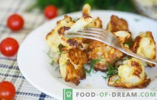Cauliflower with an egg in a pan - you need to try it! Recipes and cooking cauliflower with an egg in a pan