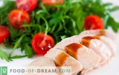 How to cook a dietary cooked breast? Recipes with boiled chicken breast: pancakes, salads, casseroles, pies