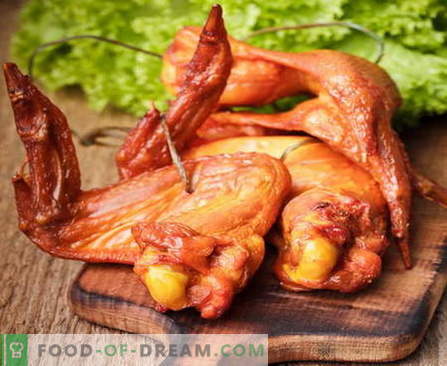 Smoked chicken - the best recipes. How to cook smoked chicken.