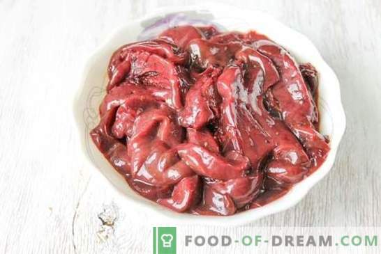 Photo recipe: liver in a Stroganov style - an old Russian dish. Step-by-step liver recipe in a Stroganov style: photo
