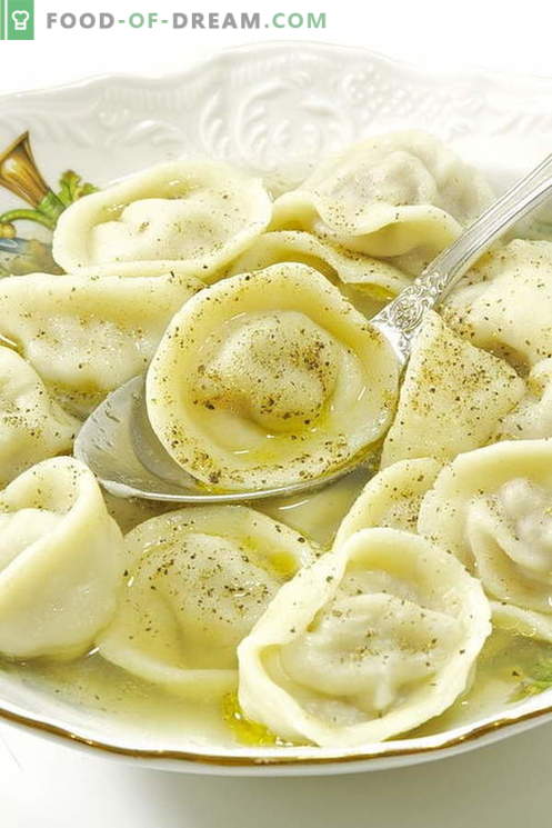 Dough for ravioli - the best recipes. How to cook the dough for ravioli.