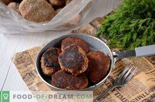 How to freeze beef patties with chicken: useful preparations for future use. Step-by-step photo-recipe of meatballs-semi-finished products: from mincemeat to freezer