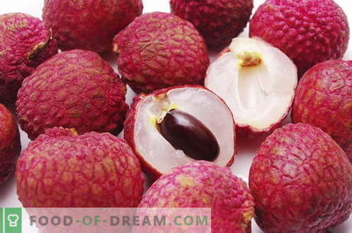 Lychee - description, useful properties, use in cooking. Recipes with lychee.