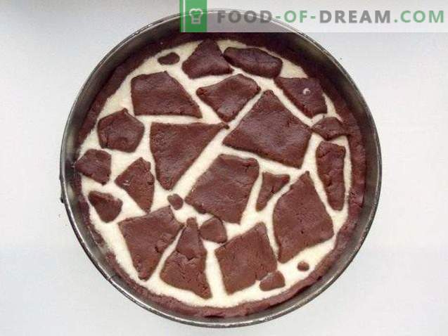Giraffe Cheesecake and Chocolate Cake