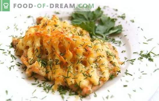 Fish under mayonnaise in the oven is an unpretentious dish! Recipes for baked mayonnaise fish in the oven with potatoes, cheese, various vegetables