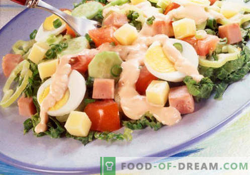 Šefpavāra salāti - labākās receptes. Kā pareizi un garšīgi gatavot šefpavāru.