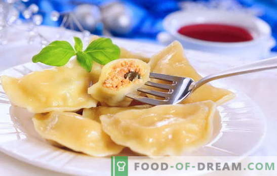 Homemade dumplings - a dish for all times. For fans of home-made dumplings: eight simple recipes with cherries, mushrooms, cottage cheese, meat