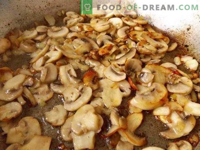 Potato zrazy with mushrooms