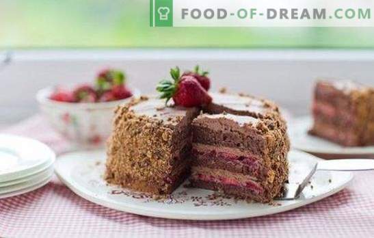 Baking with strawberries: recipes with photos and little tricks. A selection of outstanding recipes for baking with strawberries: photo