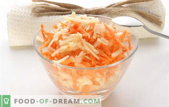 How to cook a carrot salad in the dining room, why is it so tasty? Carrot salad in the dining room - homemade recipes!