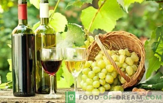 Wine from grapes at home is useful! Secrets of making wine from grapes at home