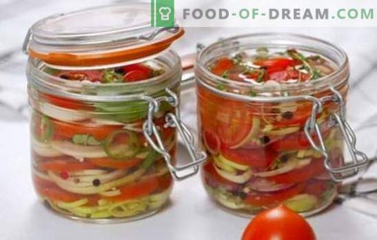 Delicious tomato salads for the winter: vitamins in jars for the whole family. The best recipes of delicious salads for the winter of tomatoes