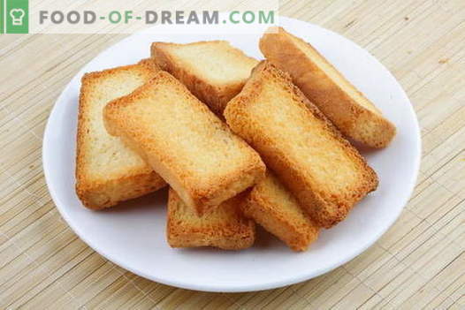 Bread toast - the best recipes. How to properly and tasty cooked toast from bread.