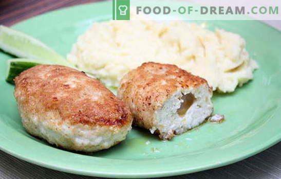 Chicken fillet cutlets - they are welcome on any table! Chicken fillet cutlets recipes: with cheese, vegetables, rolled oats, mushrooms, bacon