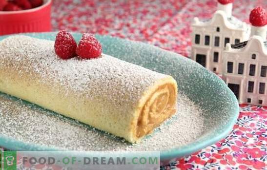 Sponge cake with cottage cheese - homemade flavor! Recipes of tender biscuits with cottage cheese and eggs, butter, kefir, sour cream, apples