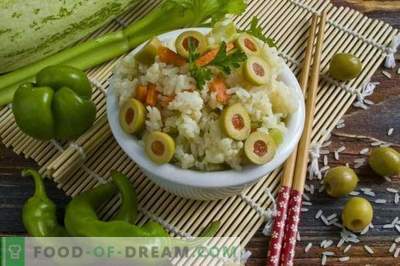 Jasmine Rice with Zucchini and Olives