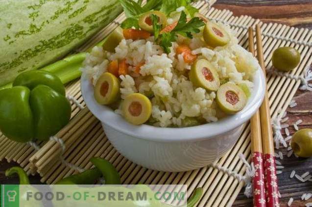Jasmine Rice with Zucchini and Olives