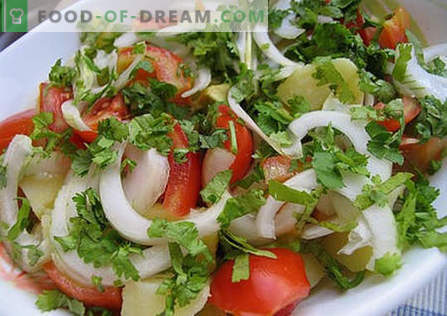 Summer salad - the best recipes. How to properly and tasty to prepare a summer salad.