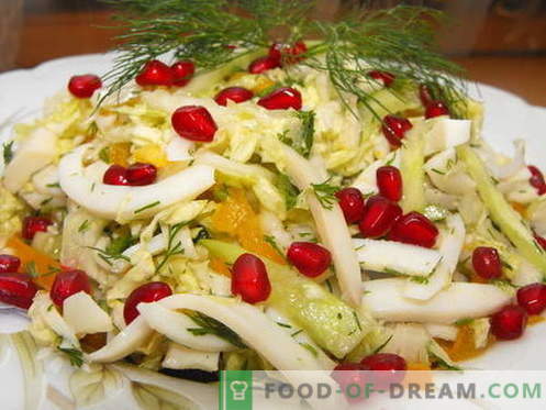 Peking cabbage salad - the best recipes. Cooking salads with Chinese cabbage correctly.