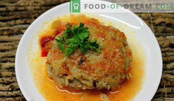 Lazy cabbage rolls with cabbage and minced meat, recipes in a saucepan, oven, in a pan