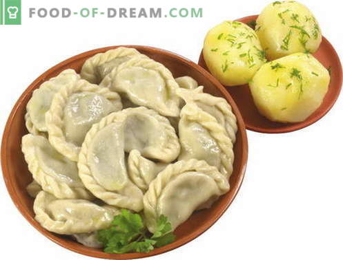 Dumplings with potatoes - the best recipes. How to properly and tasty cook dumplings with potatoes.