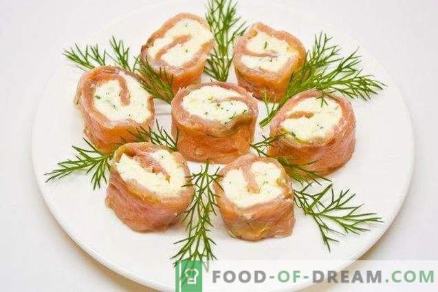 Red salted fish rolls with cheese