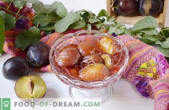Original jam from plums with spices