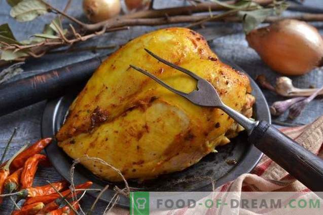 Chicken breast cooked with liquid smoke in the oven