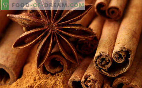 Cinnamon - description, properties, use in cooking. Cinnamon recipes.