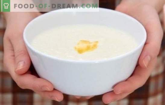 How our grandmothers cooked semolina porridge, recipes: classics and options without whole milk