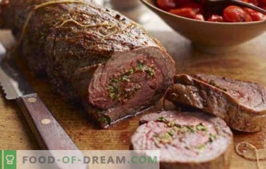 Snacks from meat for every taste: salad, roll, aspic, pork, baked tenderloin. Recipes meat appetizers for the holiday table