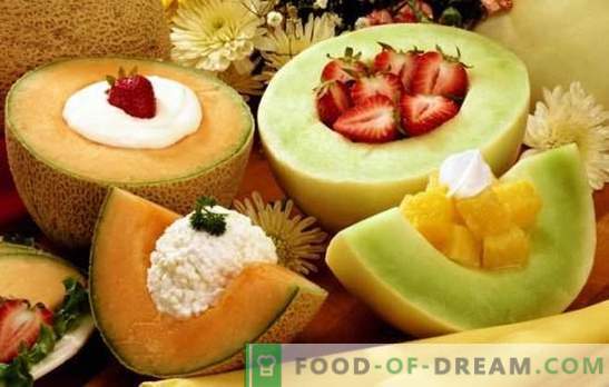 Melon desserts are an aromatic delicacy for sweet teeth. A selection of the best recipes for melon desserts