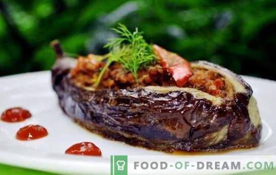 Eggplant with minced meat in a pan - eat tasty! Recipes of fried and stewed eggplants with minced meat in a pan