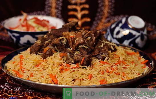 Real Uzbek plov - recipes and cooking secrets. How to make Uzbek pilaf of lamb, chicken, with dried fruits